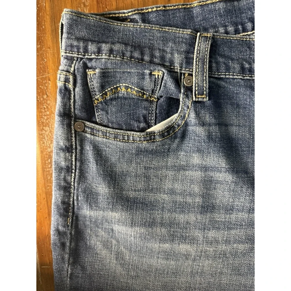 Levi's 505 Straight Jeans Men's W33 L32 Classic Blue‎ Denim Zipper Fly